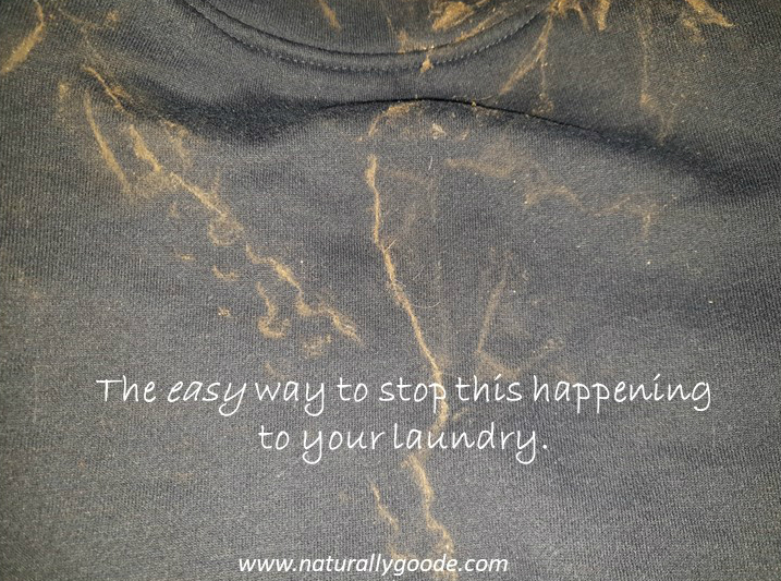 Powder Streaks on Laundry